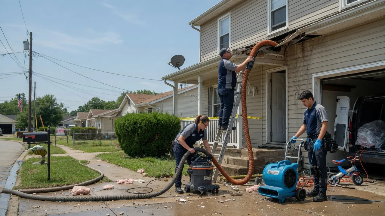 Water Damage Restoration in Mentone, IN near me